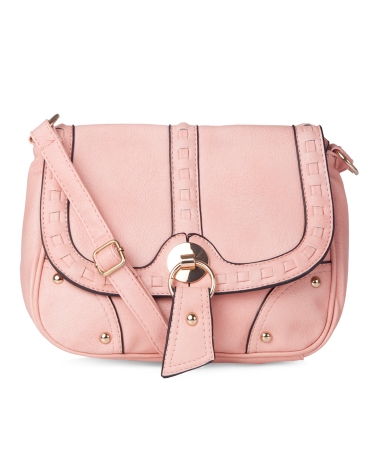 Baby Pink Color Sling Bag Styletag