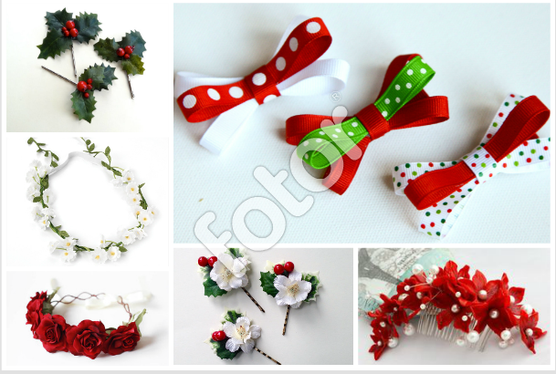 women hair accessories for christmas